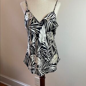 Frame Washable Silk Noir Multi Print Cami Adjustable Straps S